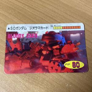 [希少珍品] SDガンダム ジオラマカード ブラッディザク カードダス CR S30