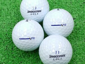 ★ABランク★BRIDGESTONE GOLF TOUR B V10 2016年モデル ホワイト 12個 ロゴ無