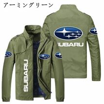 【送料無料】スバル　Subaru レーシングジャケット 春秋用 ジャンパー ブルゾン S〜6XL 色選択可_画像4