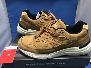 USA製 NEW BALANCE M992LX 28.0cm ニューバランス オールレザー 新品未使用品