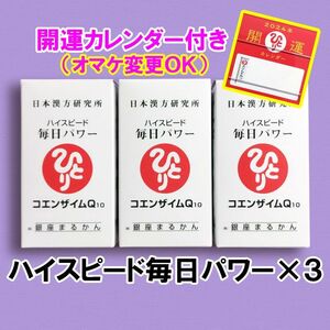 【3点セット】ハイスピード毎日パワーコエンザイムQ10 銀座まるかん