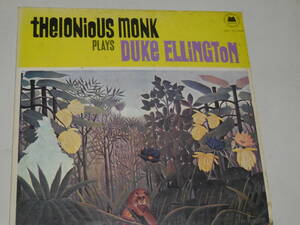 【LP１枚】　PLAYS　DUKE　ELLINGTON　 /　　セロニアス・モンク　