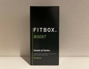 【送料無料・匿名配送】FITBOX BOOST カルニチン ナイアシン カフェイン コエンザイムQ10 サプリメント 植物性カプセル 180粒