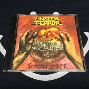 【UNSEEN TERROR/HUMAN ERROR/アンシーン・テラー】MOSH4CD/2001年リマスター盤/グラインドコア/Grindcore