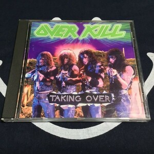 輸入盤【OVERKILL/TAKING OVER/オーヴァーキル】7 81735-2/Atlantic盤/スラッシュ/Thrash