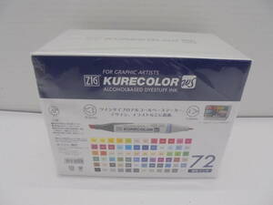 ◇7382・呉竹/Kuretake ZIG クレカラー ツインマーカー WS 72色 KC-3000N/72V 油性ペン 未開封品