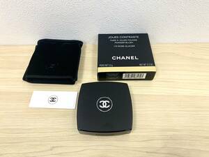 (HE520)CHANEL シャネル JOUES CONTRASTE 170 ROSE GLACIER ジュ コントゥラスト 170　ローズ　グラシエ　チーク　コスメ　化粧品　