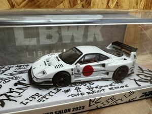 INNO 1/64 LBWK F40 東京オートサロン 2023 ホワイト リバティウォーク 即決 日の丸