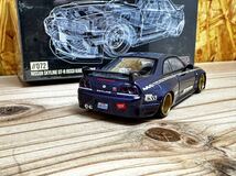 KAIDO HOUSE × MINI GT 1/64 日産 スカイライン GT-R R33 街道ワークス V1 パープル ボンネット開閉 街道ハウス_画像3