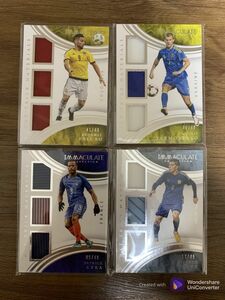 2017/Panini Immaculate/ジャージカード/4枚セット/49枚限定/Hat Trick Materials