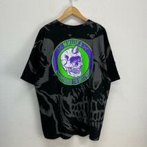 MISHKA ミシカ Tシャツ 半袖 総柄 プリント ロゴ XL 10099144_画像1