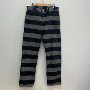 WESTRIDE ウエストライド BORDER NEL PANTS ボーダーパンツ ネルパンツ コットン 34 10112381