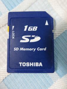  Toshiba SD memory card 1GB