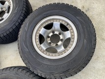 265/70R15 ランクル/FJクルーザースタッドレスタイヤアルミホイール付き４本セット中古手渡し、取付可能_画像4