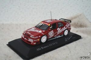 ミニチャンプス アルファロメオ 155 V6 TI DTM '94 Team Schubel G.Francia 1/43 ミニカー