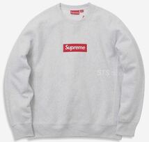 ☆希少☆超激レア☆Supreme Box Logo Crewneck Ash GREY シュプリームボックスロゴ クルーネック ボックスロゴ グレー スウェット_画像1