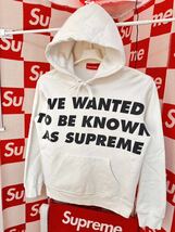 ☆超激レア☆Supreme シュプリーム Known As Hooded Sweatshirt ノウン アズ スウェット パーカー WE WANTED TO BE KNOWN AS SUPREME_画像3
