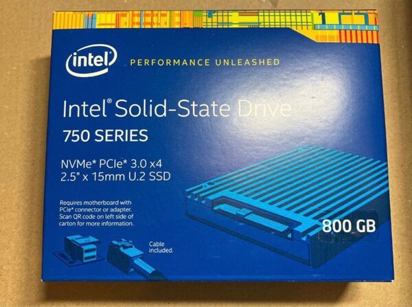 Intel 750 U.2 NVMe 800GB BOX SSD MLC