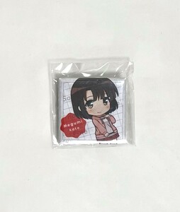 冴えない彼女の育て方 缶バッジ 加藤恵 4.0cm×4.0cm ガチャガチャ 冴えカノ Tin Badge Megumi Kato How to Raise a Boring Girlfriend