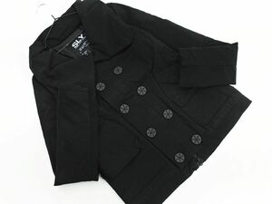 SLY スライ 中綿 ピー コート size2/黒 ◆■ ☆ bkb7