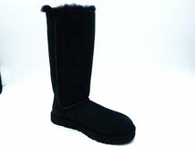 UGG Australia アグ オーストラリア 1873 ベイリー ボタン トリプレット ムートン ブーツ size25ｃｍ/黒 ◆■ ☆ dkd0 レディース_画像6