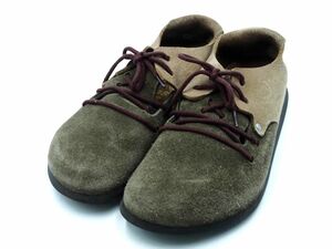 BIRKENSTOCK ビルケンシュトック MONTANA モンタナ クロッグ スウェード シューズ size26ｃｍ/カーキｘベージュ ■■◎ ☆ dlb1 メンズ