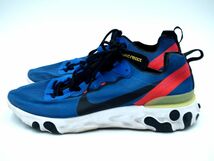 NIKE ナイキ BQ6166-403 REACT ELEMENT 55 ランニングシューズ スニーカー size27.5ｃｍ/青 ■■ ☆ dlb2 メンズ_画像2