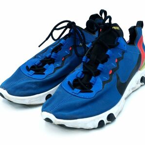 NIKE ナイキ BQ6166-403 REACT ELEMENT 55 ランニングシューズ スニーカー size27.5ｃｍ/青 ■■ ☆ dlb2 メンズの画像1