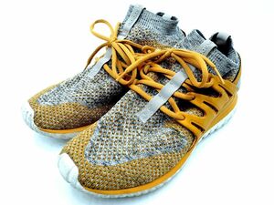 adidas originals アディダスオリジナルス BB8407 Tubular Nova Primeknit St Nomad スニーカー size25.5/グレーｘ黄 ■■ ☆ dlb9 メンズ