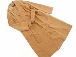 VICKY ビッキー ウール混 ショールカラー ロング コート size1/キャメル ◆■ ☆ dkd0 レディース