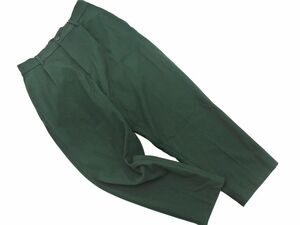 TAKEO KIKUCHI Takeo Kikuchi tuck tapered pants sizeS/ green *# * dla4 men's 