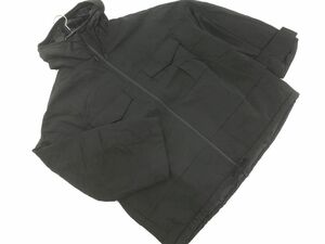 ユニクロ WHITE MOUNTAINEERING ホワイトマウンテニアリング ジップアップ フーディ ダウン ジャケット sizeM/黒 ◆■ ☆ dla5 メンズ