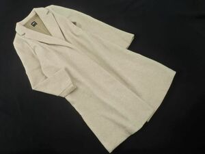 ZARA ザラ ボタンレス チェスター コート sizeL/ベージュ ◆■ ☆ dla5 レディース