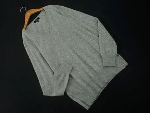 theory セオリー カシミヤ100% Vネック ニット セーター sizeS/グレー ◇■ ☆ dla5 レディース