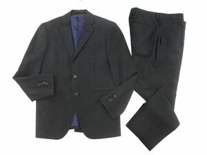 THE SUIT COMPANY スーツカンパニー ウール100% セットアップ ジャケット パンツ スーツ size160ｃｍ/紺 ◇■ ☆ dla4 メンズ