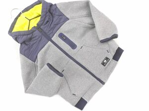 ZARA Boys Zara boys switch Zip up Parker jacket size4(104cm)/ gray x navy blue *# * dlb2 child clothes 