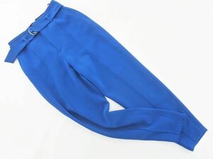 IPSE イプセ ベルト付き テーパード パンツ sizeS/青 ■■ ☆ dlb3 レディース