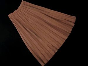 PROPORTION Proportion Body Dressing pi-chis gold pleated skirt sizeM/ pink beige *# * dlb5 lady's 