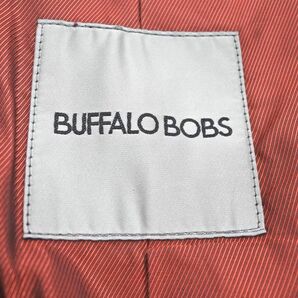 BUFFALO BOBS バッファローボブス 羊革 ラムレザー シングル ライダース ジャケット size1/黒 ◇■ ☆ dlc0 メンズの画像6