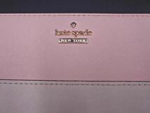 kate spade ケイトスペード PWRU5073 キャメロンストリート ラウンドジップ 長 財布 ピンクｘベージュ ■■ ☆ dlb9 レディース_画像5