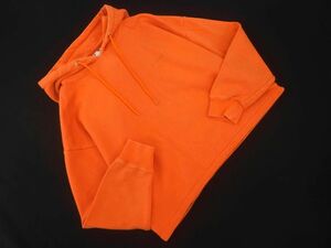 X-girl X-girl wide pull over Parker size1/ orange *# * dlc1 lady's 