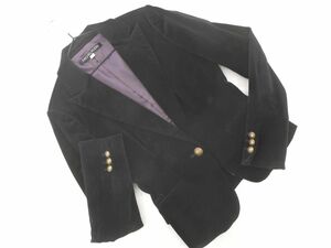 MICHEL KLEIN Michel Klein велюр tailored jacket size36/ чёрный *# * dlc1 женский 