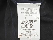 URBAN RESEARCH DOORS アーバンリサーチドアーズ ニット セーター sizeONE/黒 ◇■ ☆ dlc2 レディース_画像5