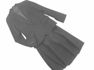 theory セオリー ウール混 セットアップ ジャケット スカート スーツ size上150cm 下140cm/黒 ◇■ ☆ dlc5 子供服