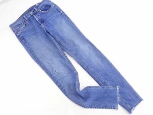 RAG & BONE ラグ＆ボーン ストレッチ カットオフ スキニー デニムパンツ size28/ブルー ■■ ☆ dlc5 レディース