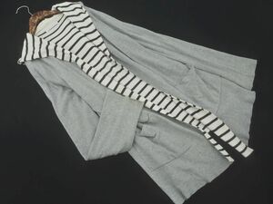 CECIL McBEE Cecil McBee f-ti- long cardigan sizeM/ gray *# * dlc5 lady's 