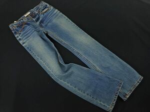 Wrangler Wrangler USED processing boots cut Denim pants 150cm blue ## * dlc5 child clothes 