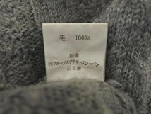 BROOKS BROTHERS ブルックスブラザーズ ウール100% ケーブル編み ニット セーター sizeM/グレー ◇■ ☆ dlc7 レディース_画像7