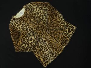 B:MING by BEAMS fake fur Leopard pattern no color jacket 150cm beige *# * dlc7 child clothes 