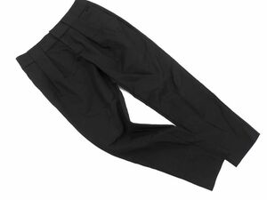 MOUSSY Moussy tuck tapered pants size1/ black *# * dlc7 lady's 